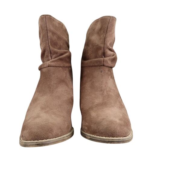 Rebels Shoes Womens 9 Bootie Fashion Block Heel Lifestyle Classic Slouchy Brown - Picture 2 of 16